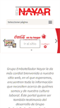 Mobile Screenshot of grupoembotelladornayar.com
